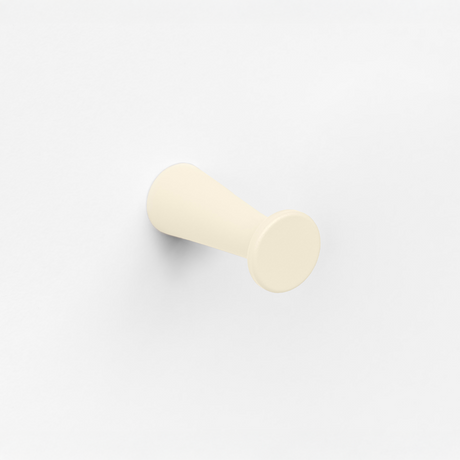 FSB 8460 Handtuchhaken in Les Couleurs® Le Corbusier® Blanc, freigestellte Produktansicht.
