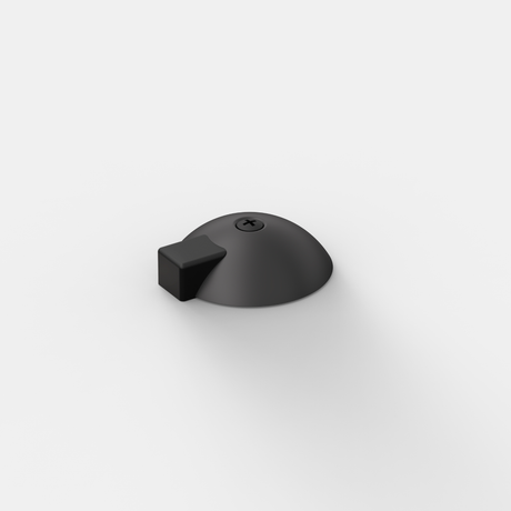 FSB 3884 Türstopper für Innentüren in Aluminium 0810 Schwarz (C35), freigestellte Produktansicht.